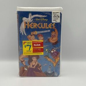 Walt Disney HERCULES Clamshell VHS‎ Tape Masterpiece Collection SEALED NEW